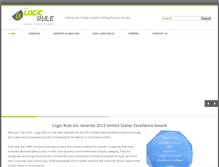 Tablet Screenshot of logicrule.com